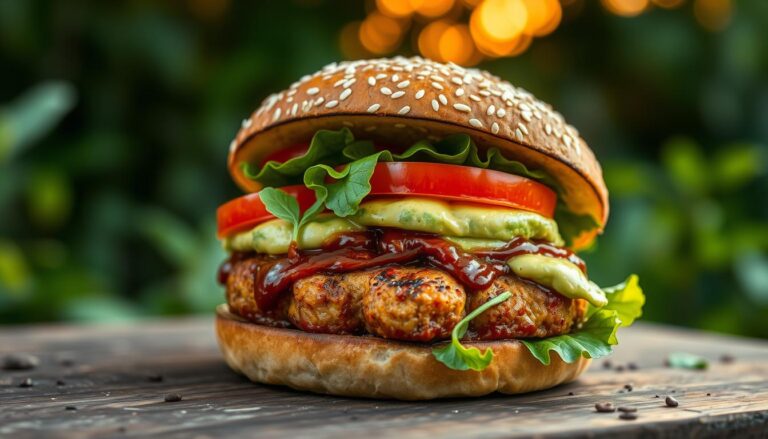 BBQ Tofu Burger