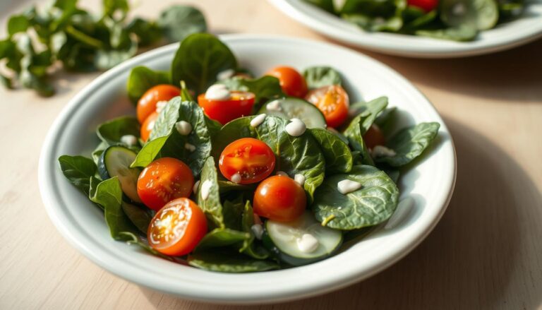 Simple Vegan Spinach Salad