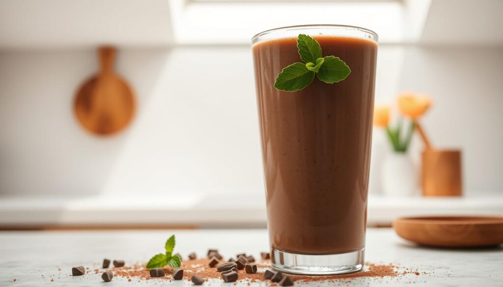 low carb chocolate smoothie