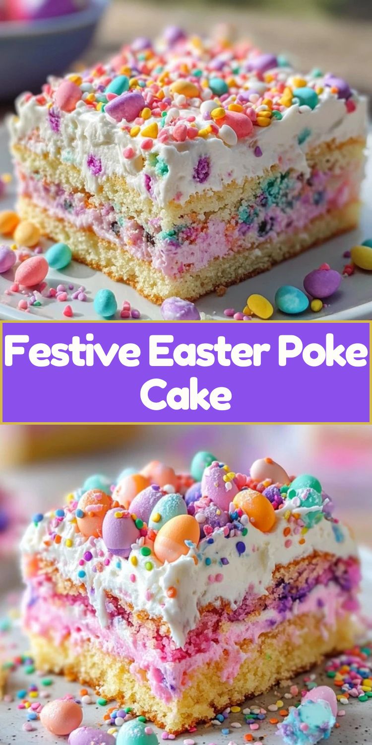 Easter Poke Cake
