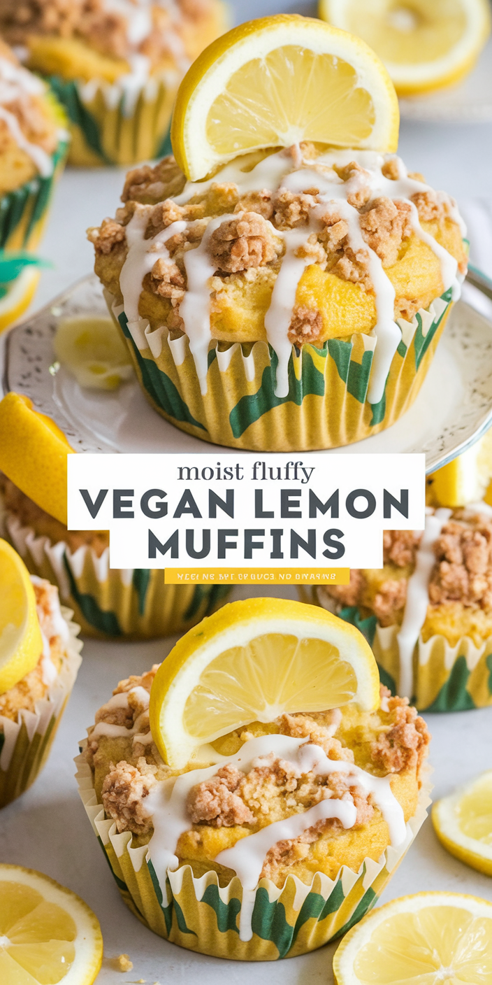 Easy Vegan Lemon Muffin Recipe