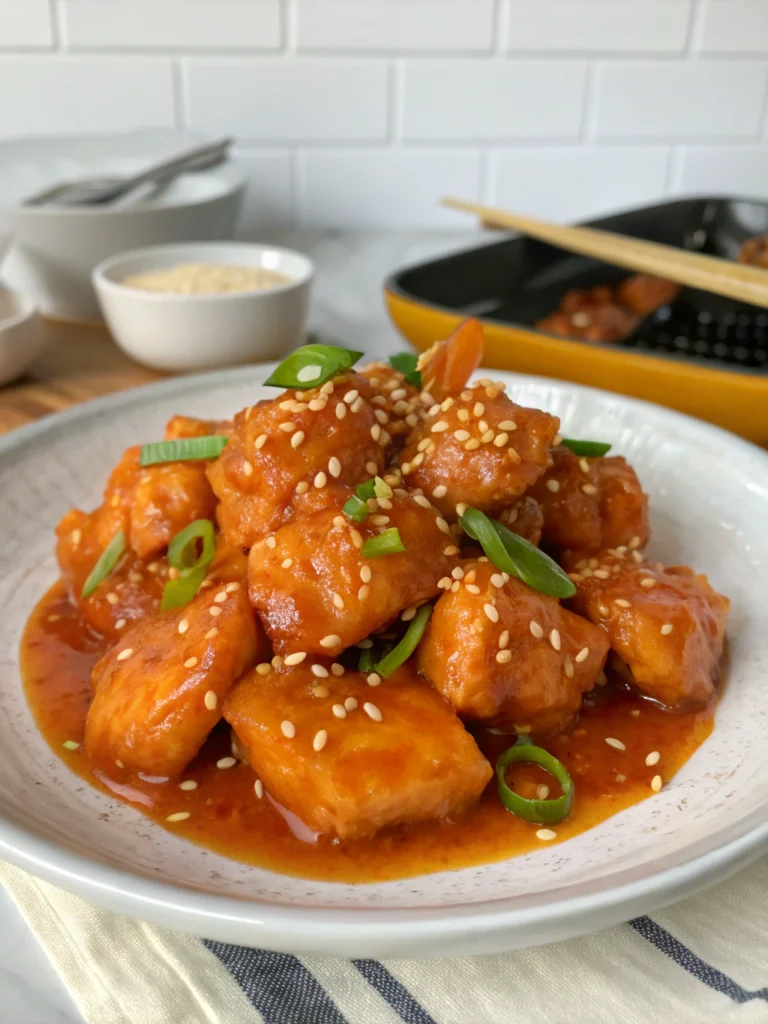 3 Ingredient Orange Chicken