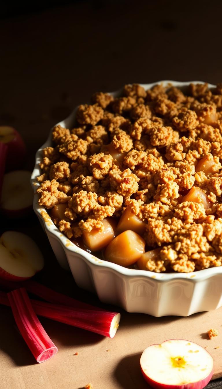 Apple Rhubarb Crisp
