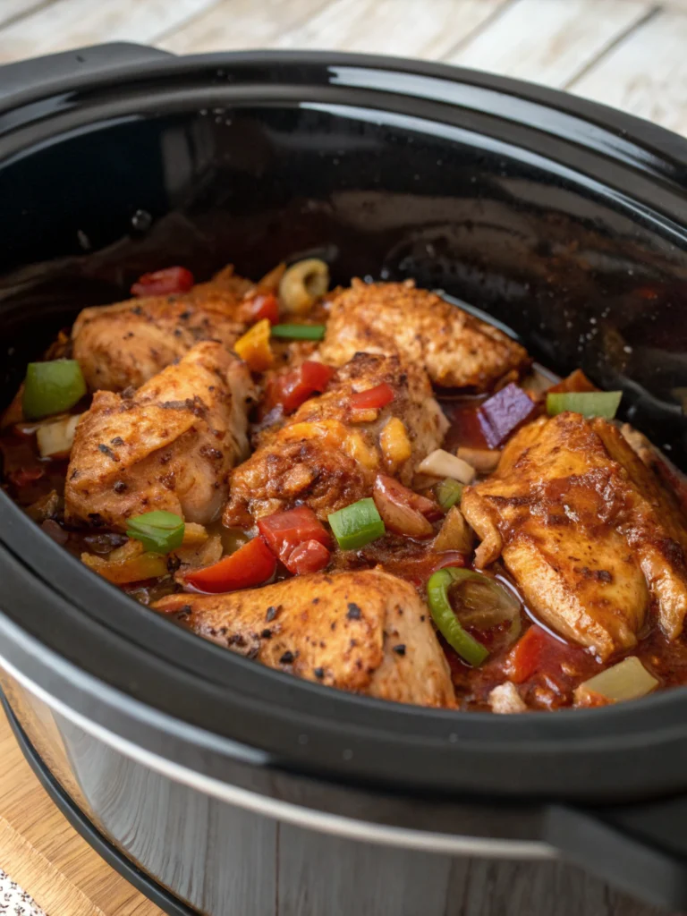 BBQ chicken crockpot