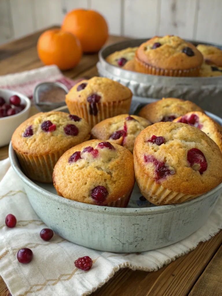 Cranberry Orange Muffins