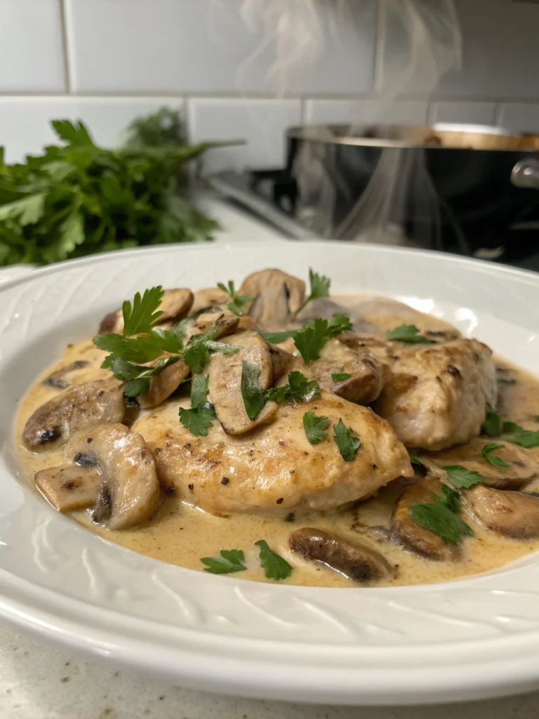 Creamy Mushroom Chicken