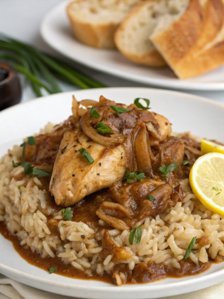 French Onion Chicken Rice