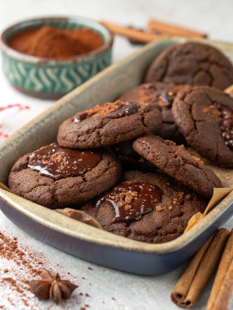 Mexican Hot Chocolate Cookies
