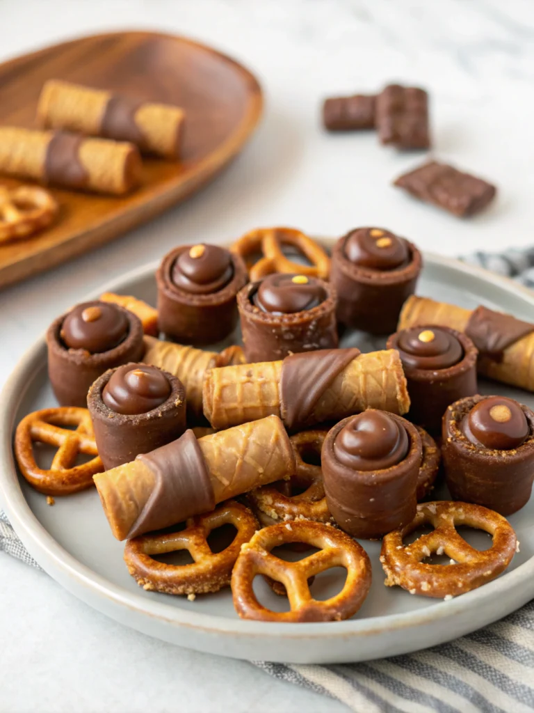 Pretzel Rolo Bites