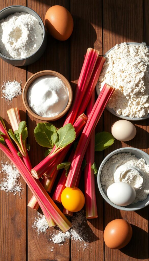 Rhubarb Cake Ingredients