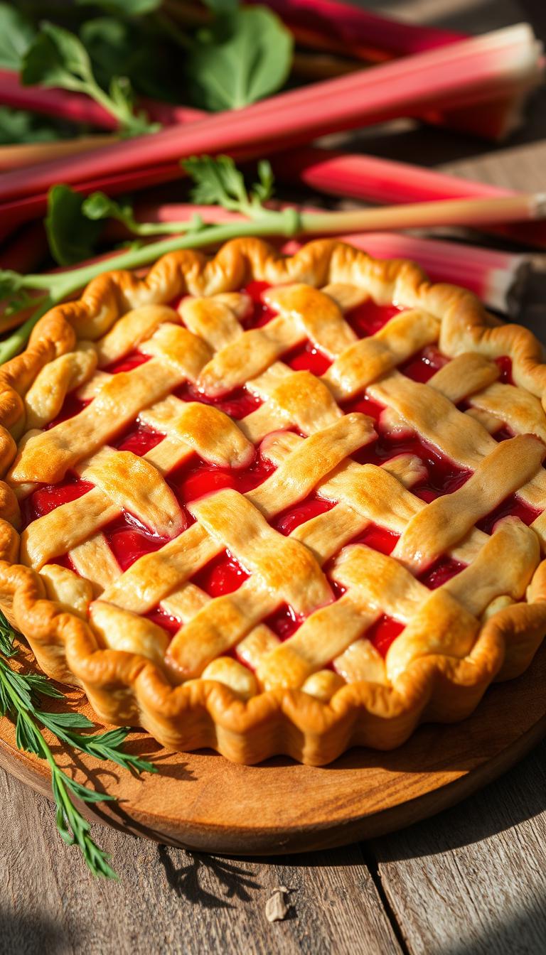 Rhubarb Cream Pie