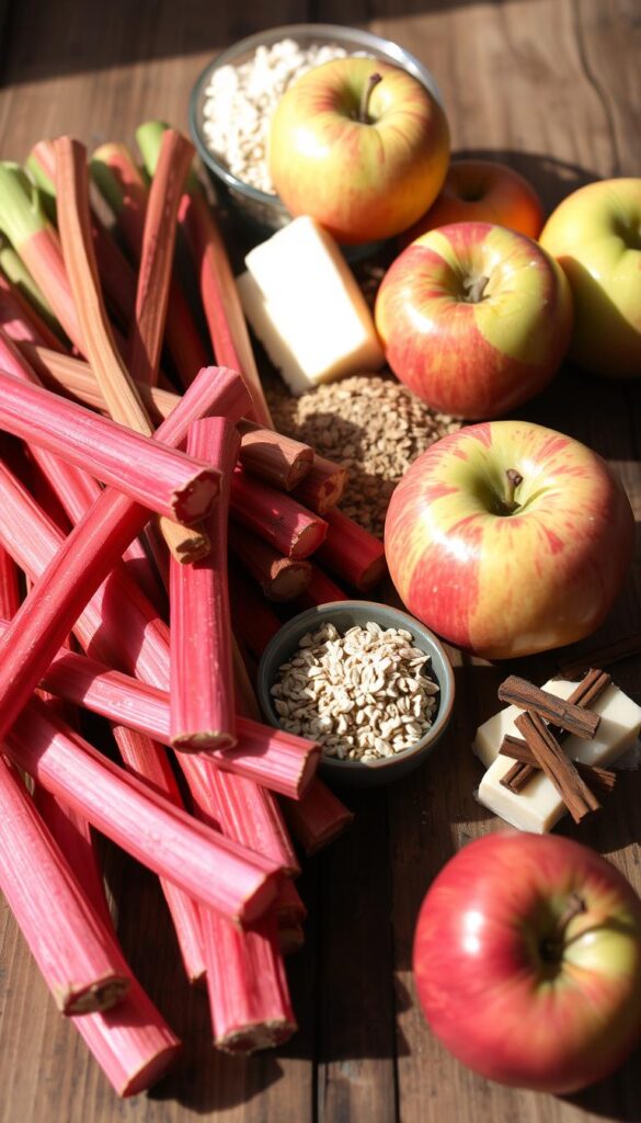 Rhubarb Dessert Ingredients Rhubarb Dessert Ingredients