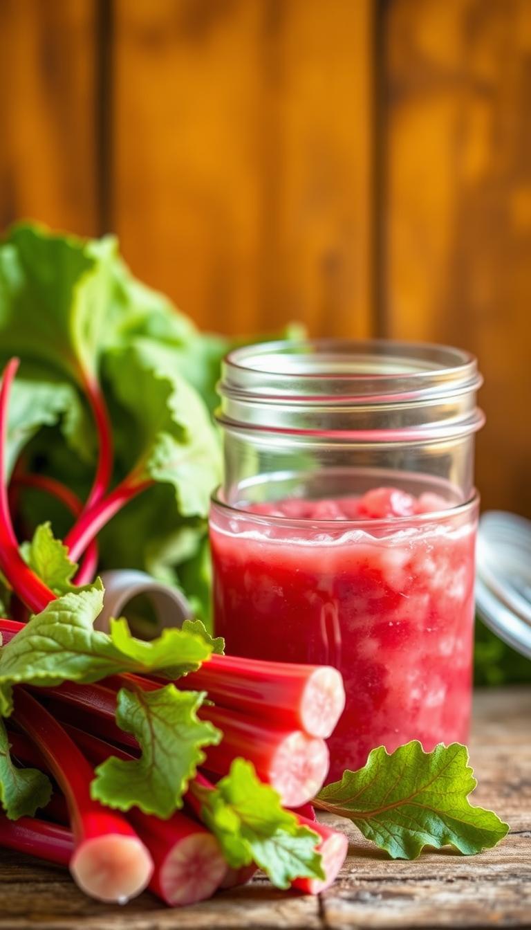 Rhubarb Freezer Jam