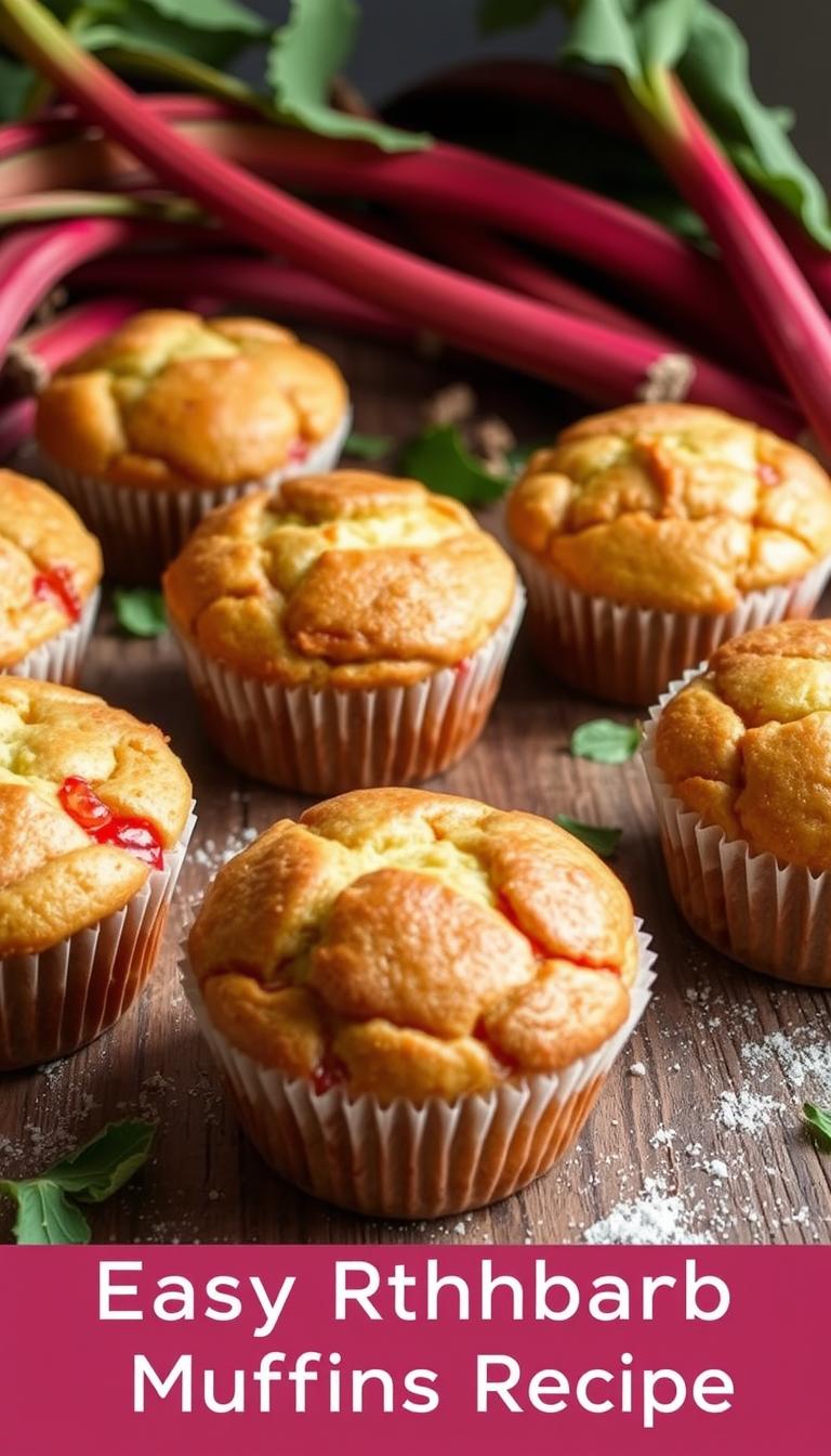 Rhubarb Muffins