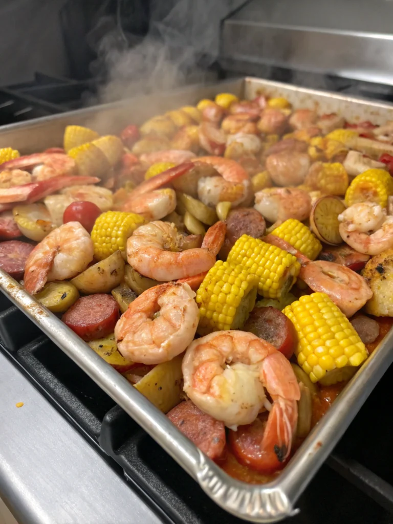 SHEET PAN SHRIMP BOIL