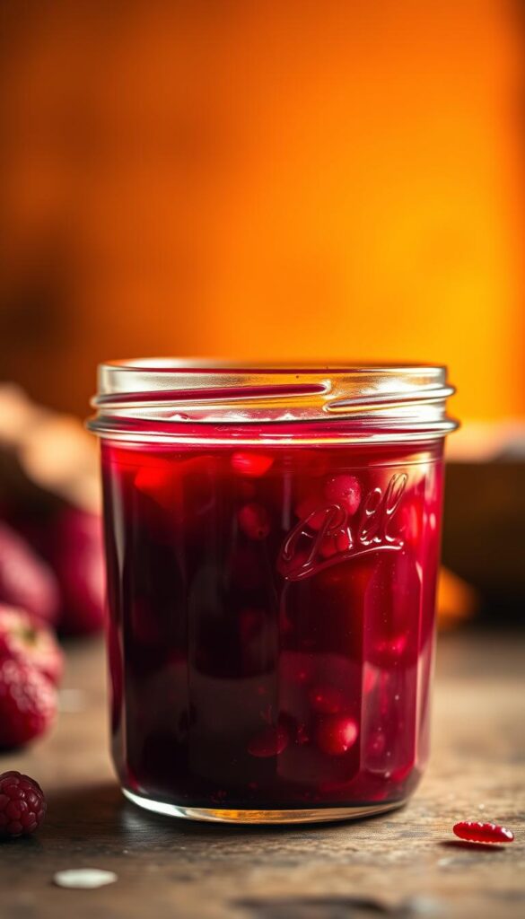 Small Batch No-Pectin Raspberry Rhubarb Jam