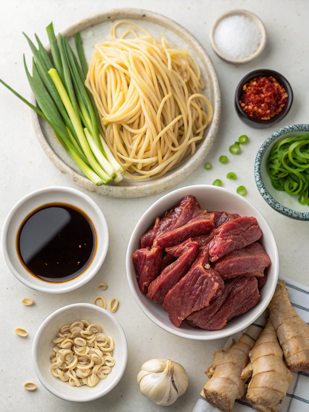 Sticky Beef Noodles