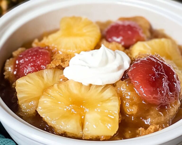 pineapple upside down dump cake