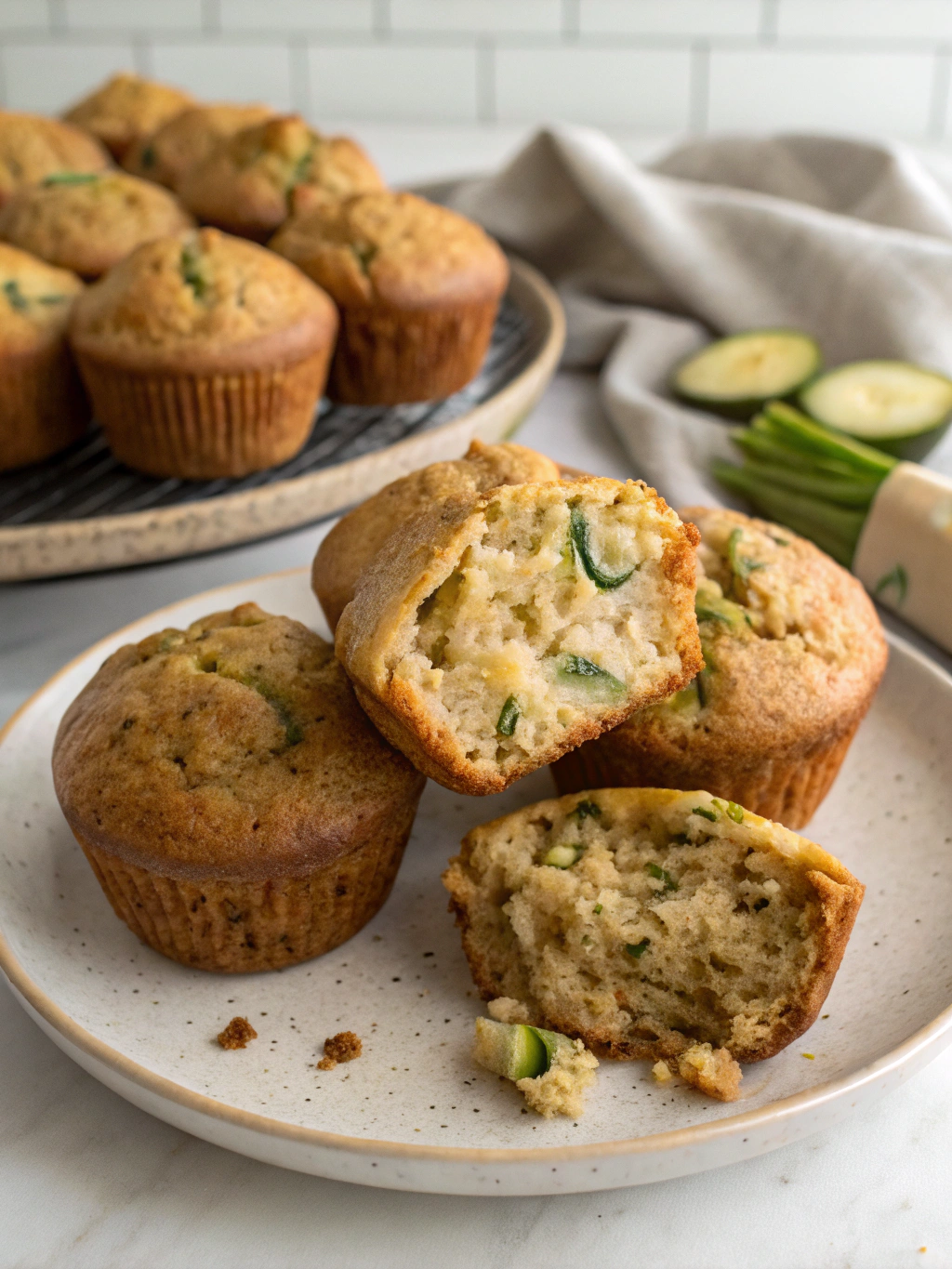 Banana Zucchini Muffins