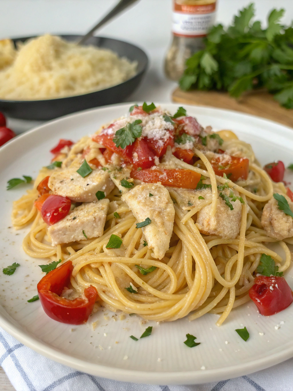 Chicken Spaghetti with Rotel