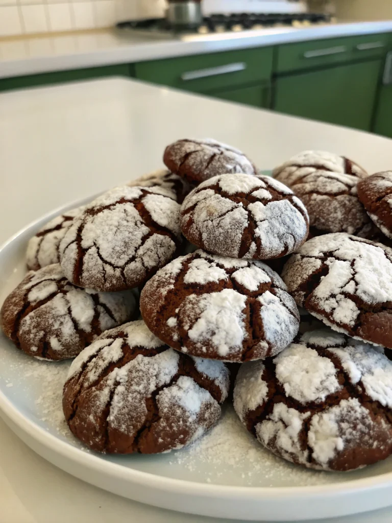 Chocolate Crinkle Cookies