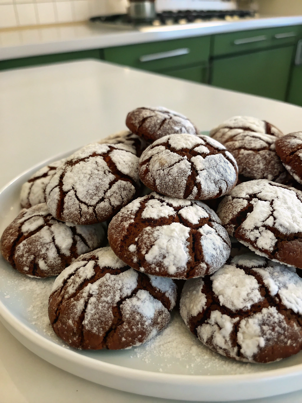 Chocolate Crinkle Cookies