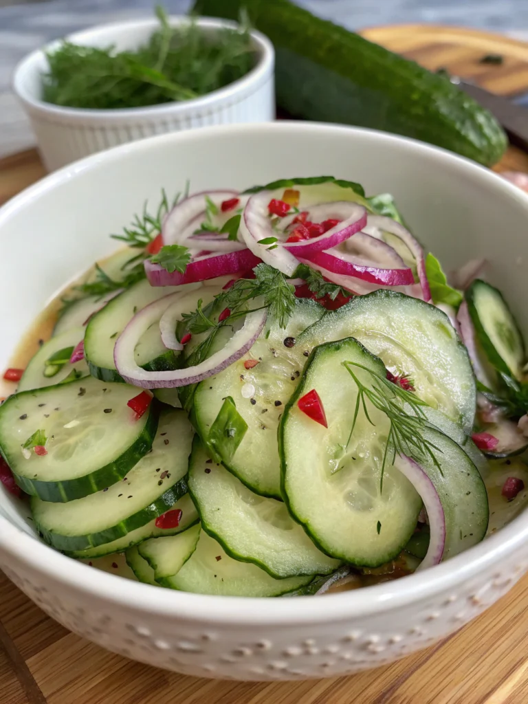 Cucumber Vinegar Salad
