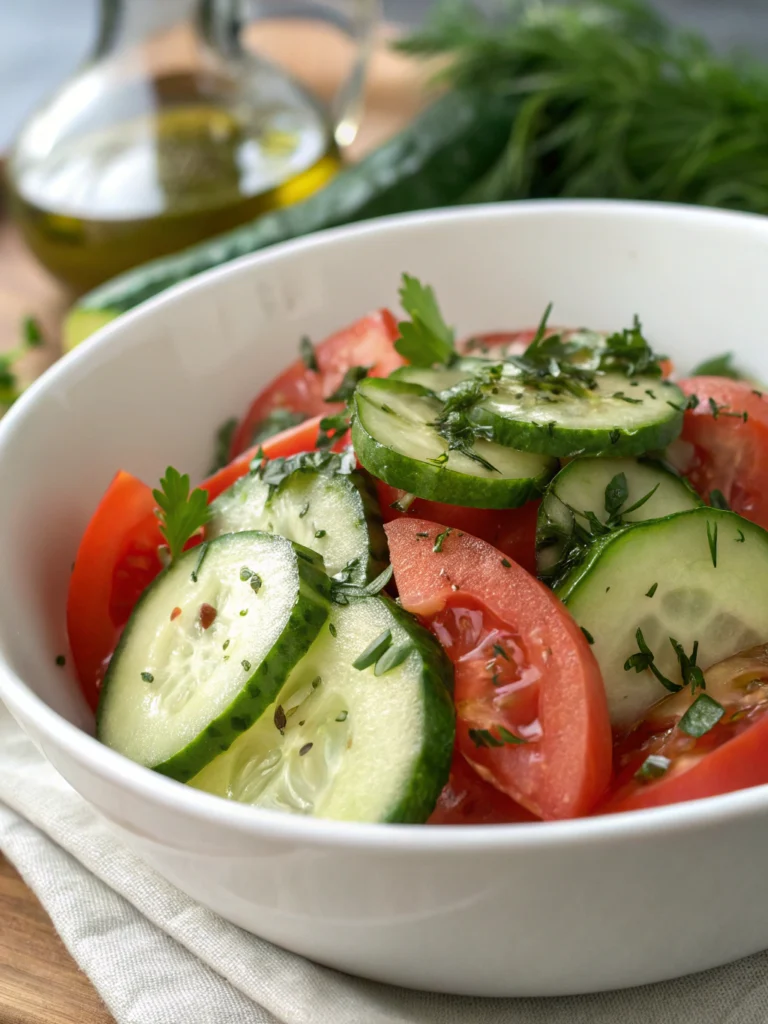 Cucumber and Tomato Salad
