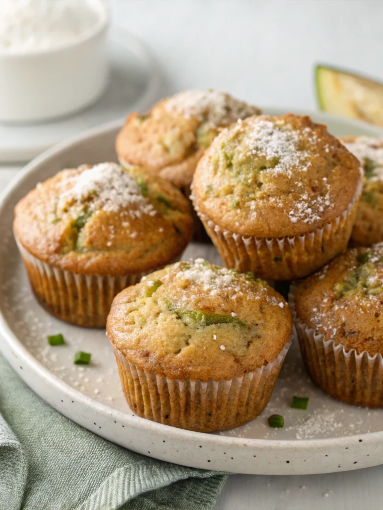Greek Yogurt Zucchini Muffins