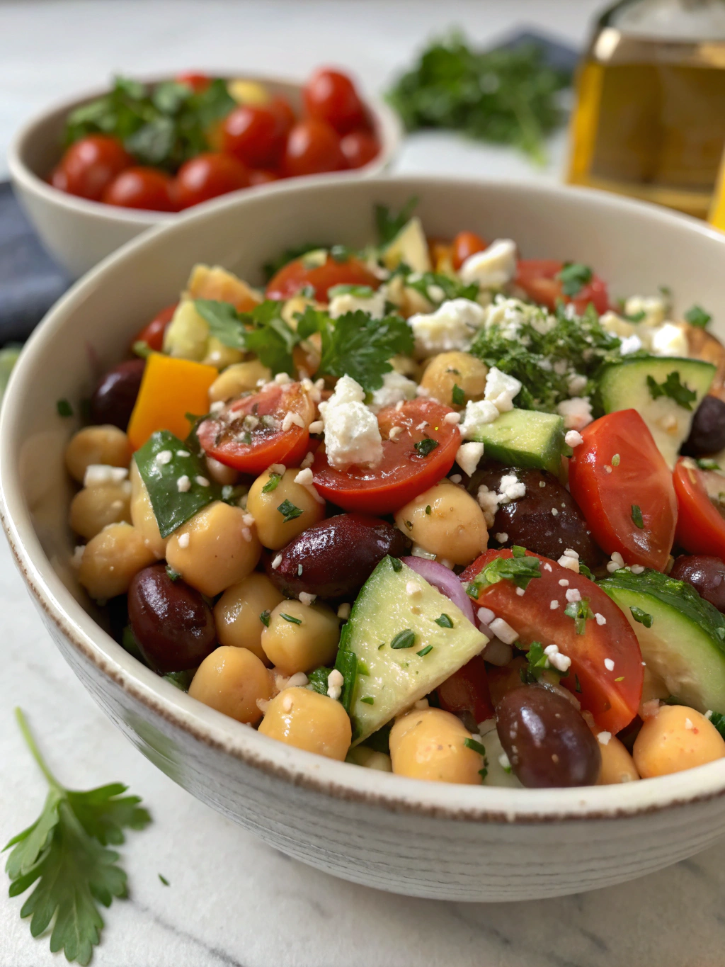 Mediterranean Chickpea Salad