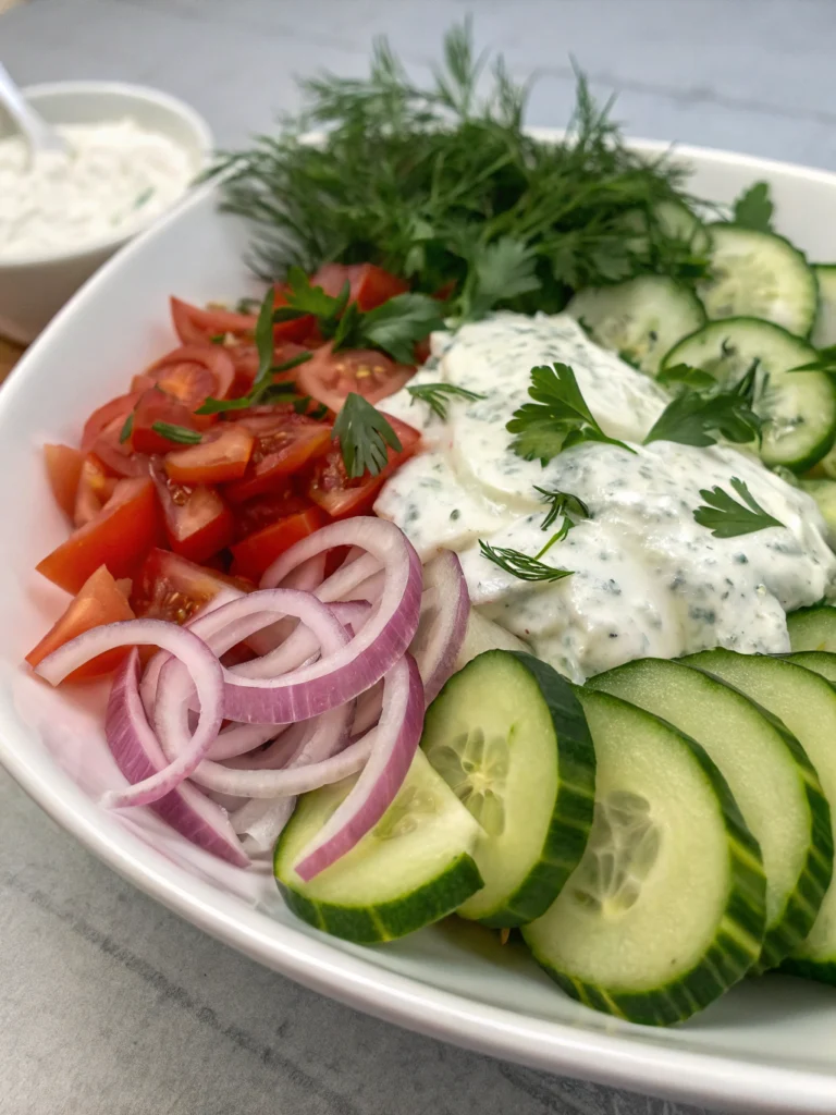 Tzatziki Cucumber Salad
