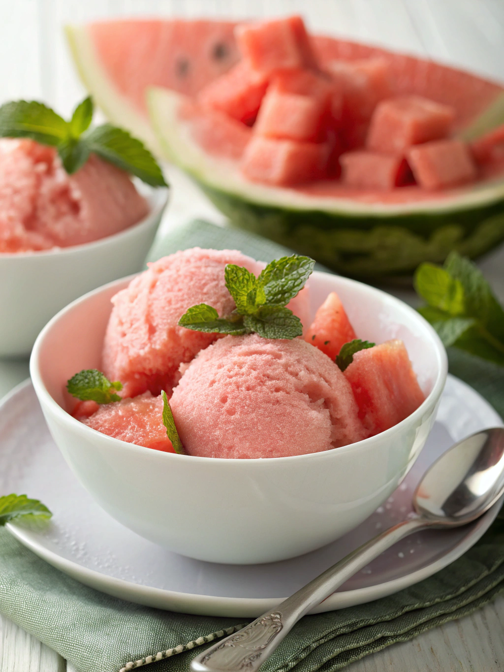Watermelon sorbet