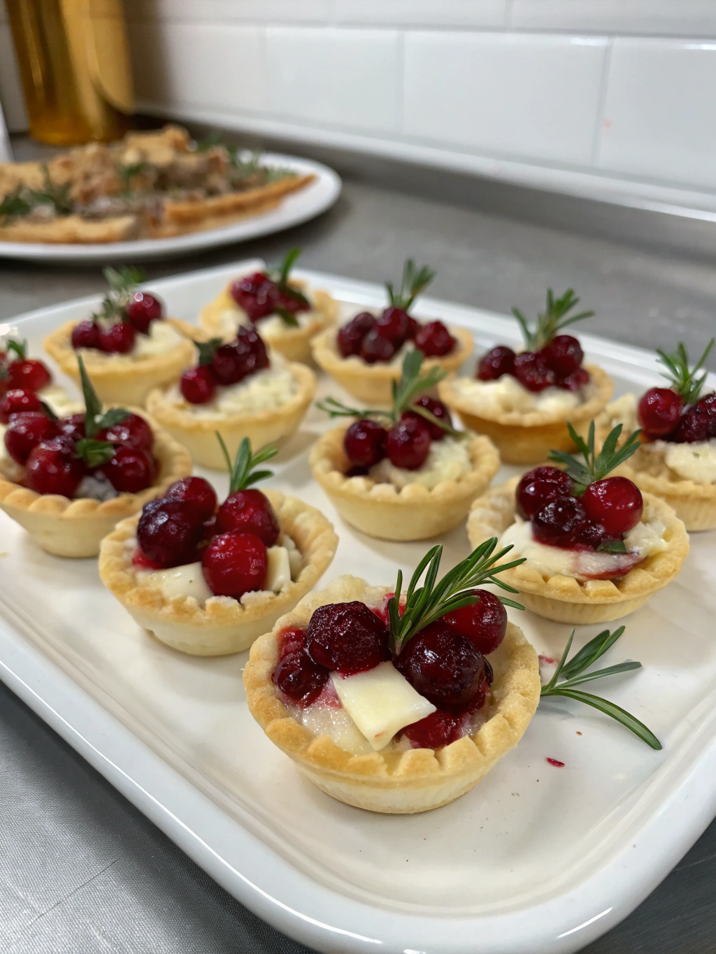 cranberry brie bites