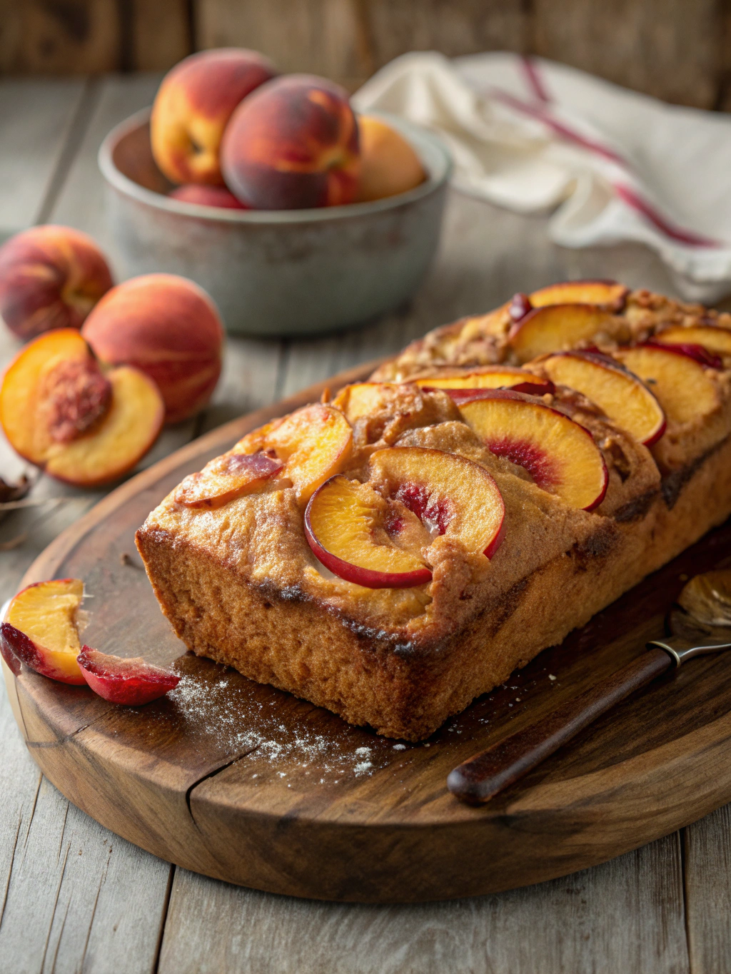 peach bread