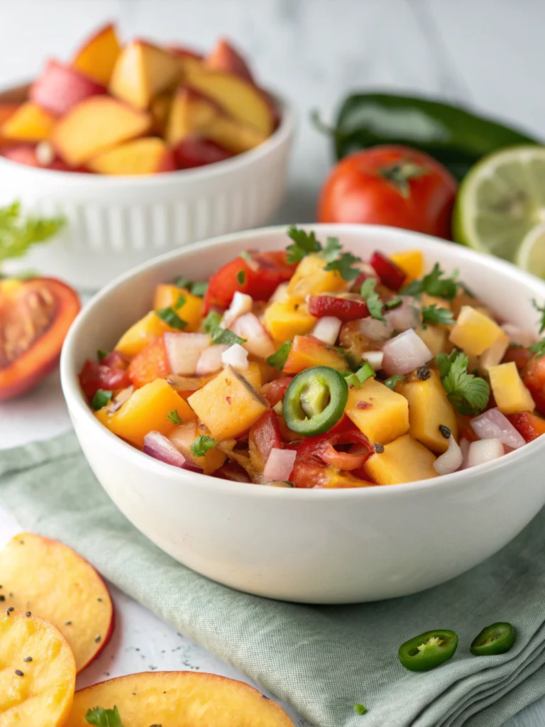 peach salsa