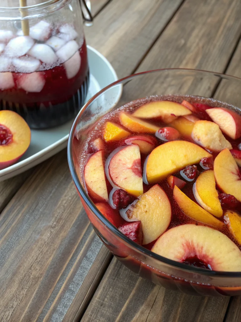 peach sangria