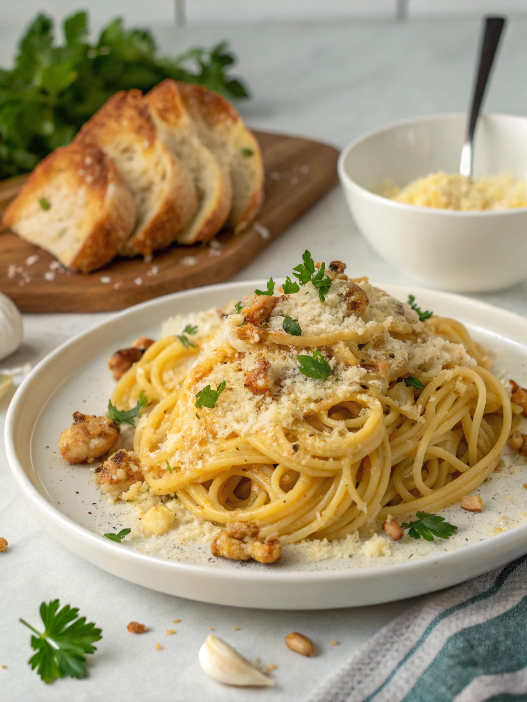Garlic Parmesan Pasta