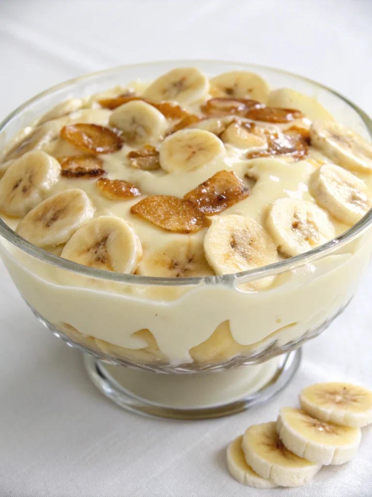 banana pudding with condensed milk