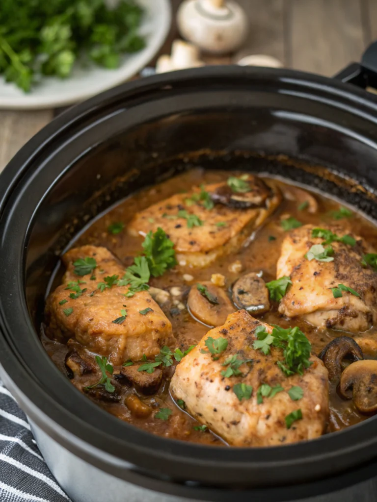 crockpot chicken marsala