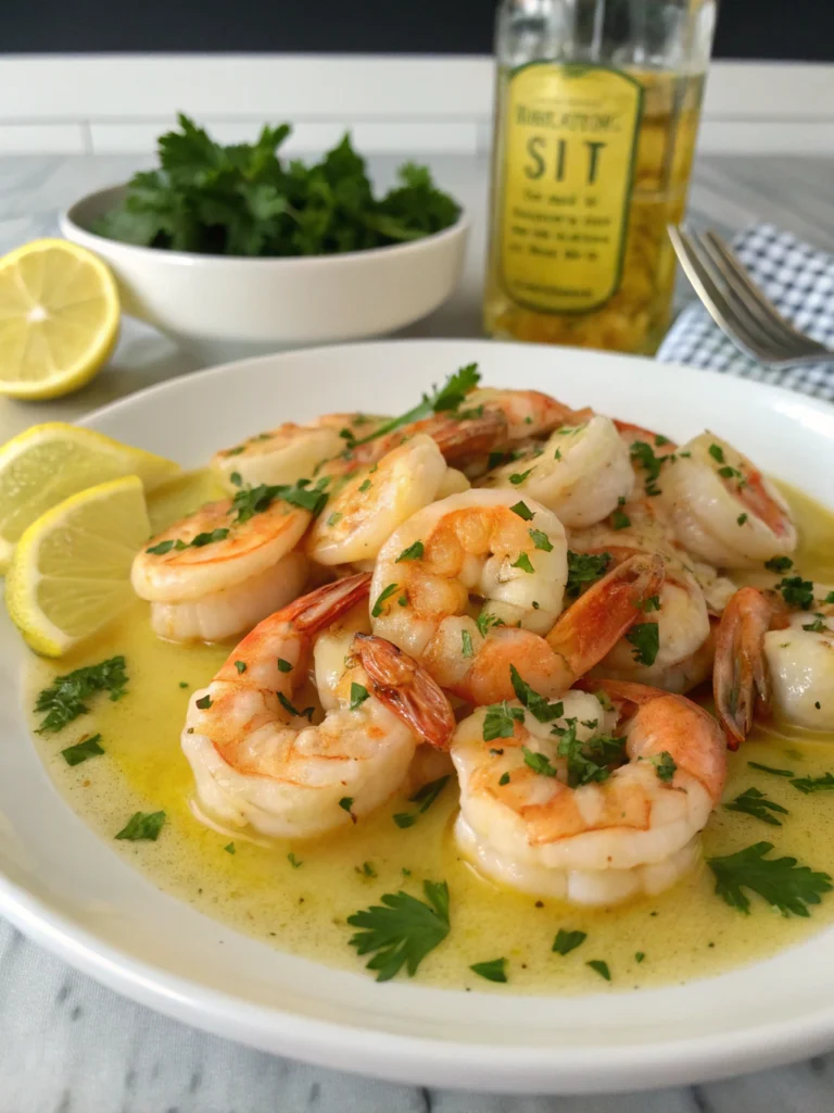 lemon garlic shrimp